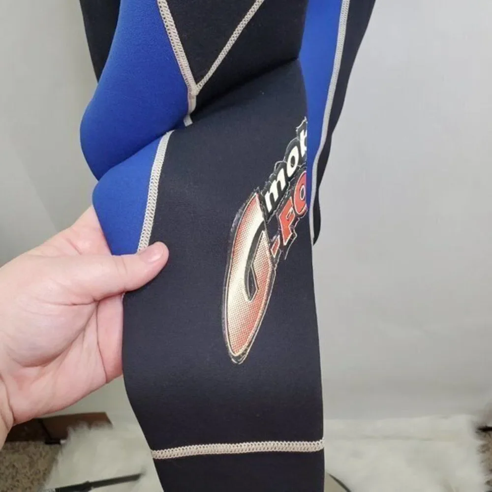 Mobbys H20‎ Body Works Wet Suit Top M G Force Blue